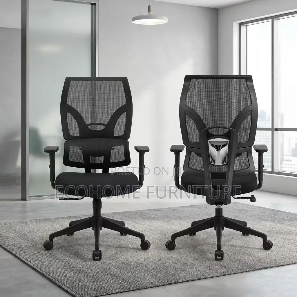 Office Chair Ergonomic Mesh With Adjustable Arms