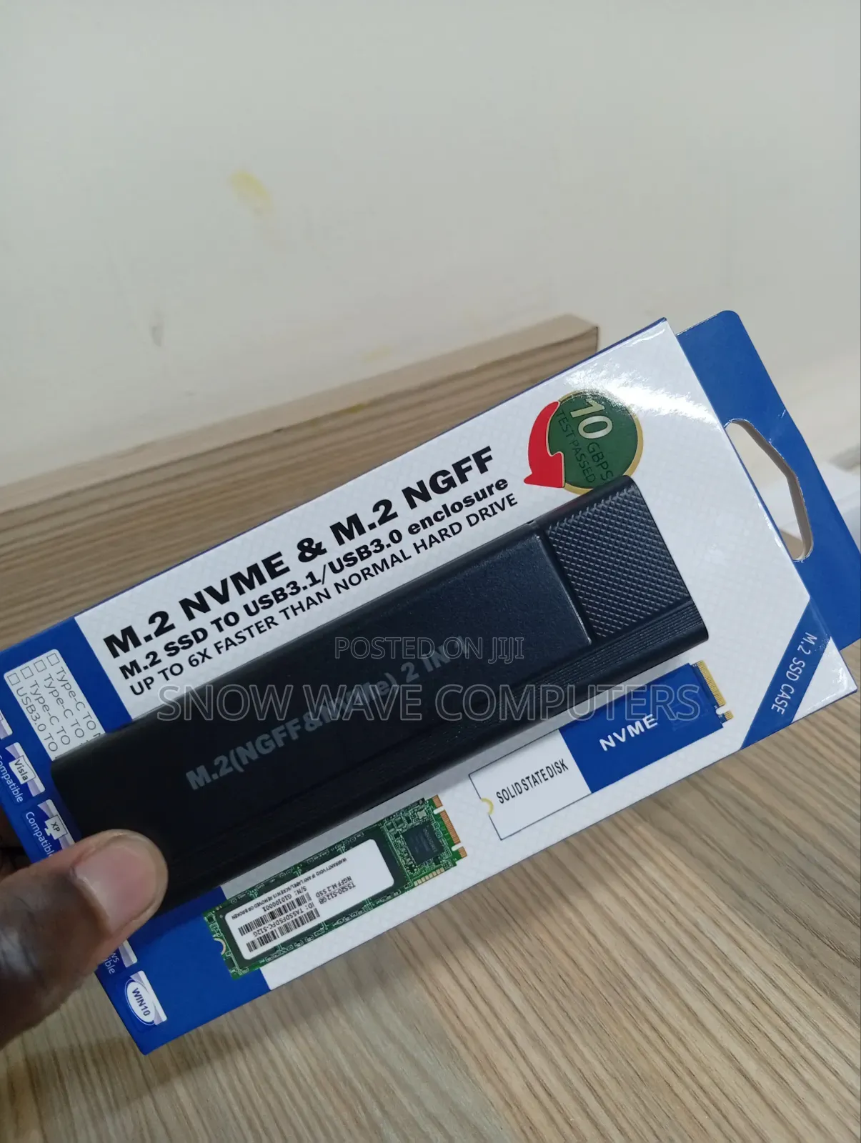 M.2 NVMe, M.2 NGFF 2 in 1 SSD Enclosure
