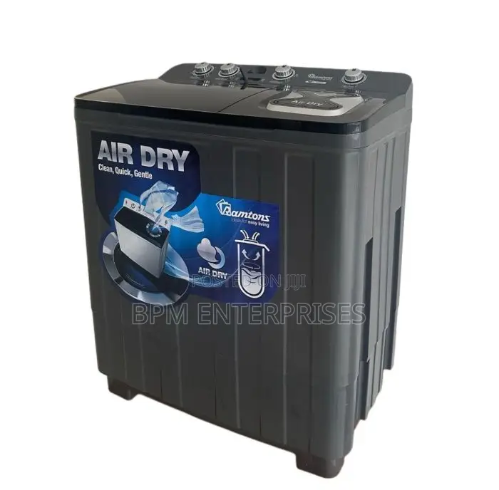 Ramtons 10kg Twin Tub Semi-Automatic Washing Machine (RW/215)