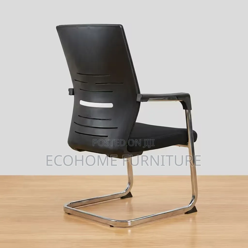 Visitor Chair Mesh Office Reception Chair With Chrome Frame