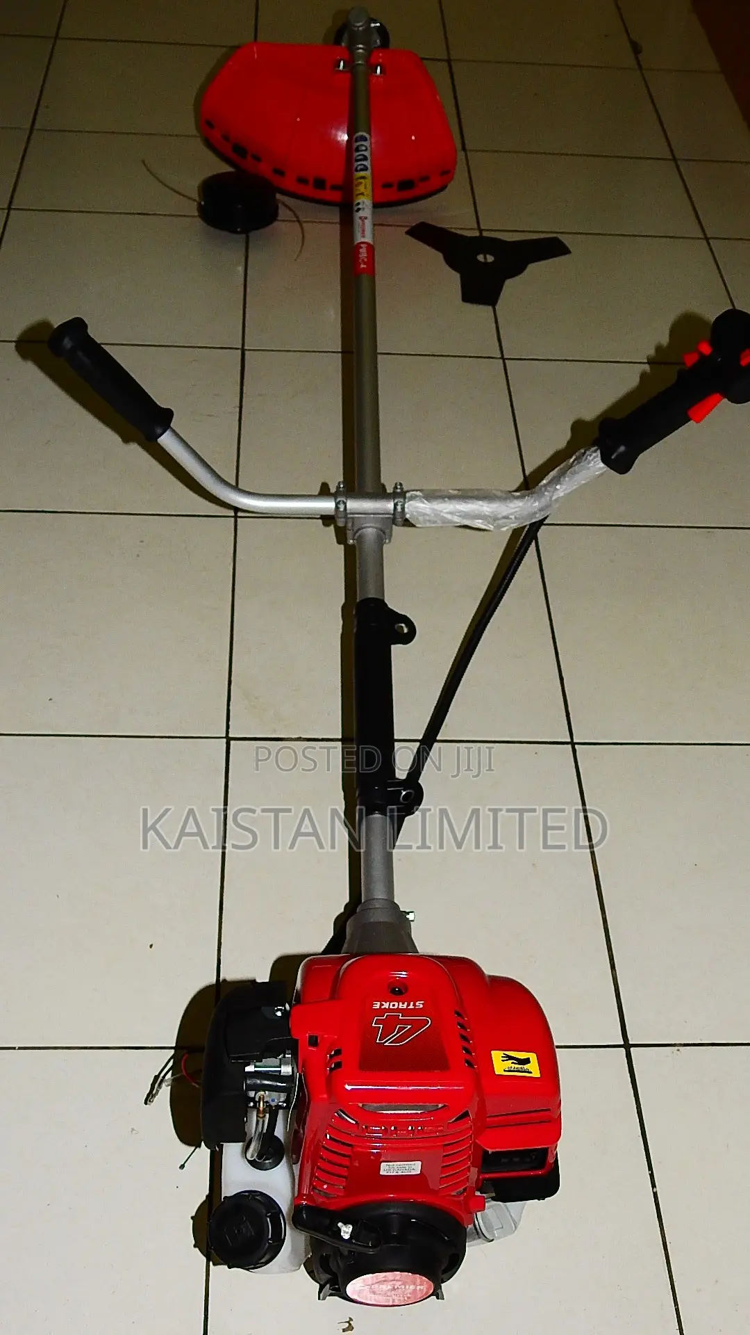 4 Stroke Petrol Brush Cutter Machine With Blade Trimmer Head