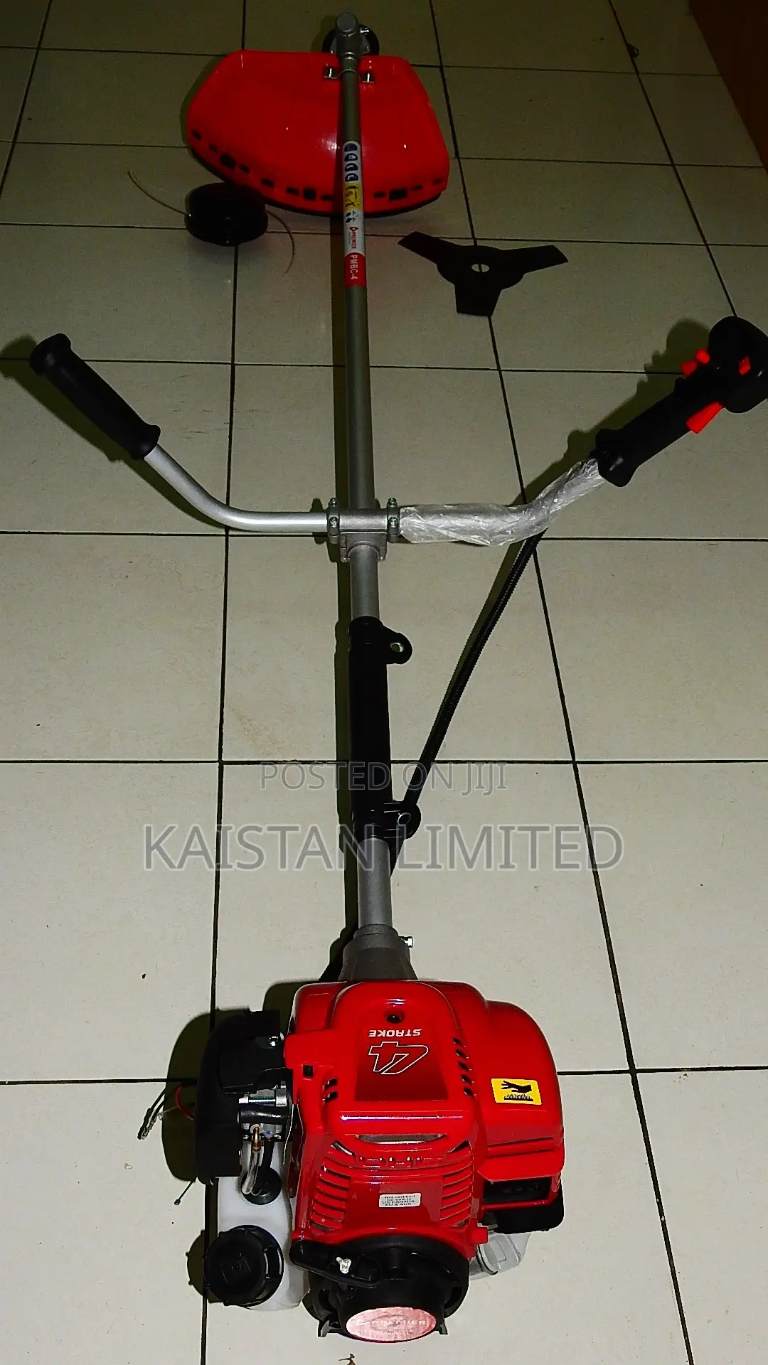 4 Stroke Petrol Brush Cutter Machine With Blade Trimmer Head