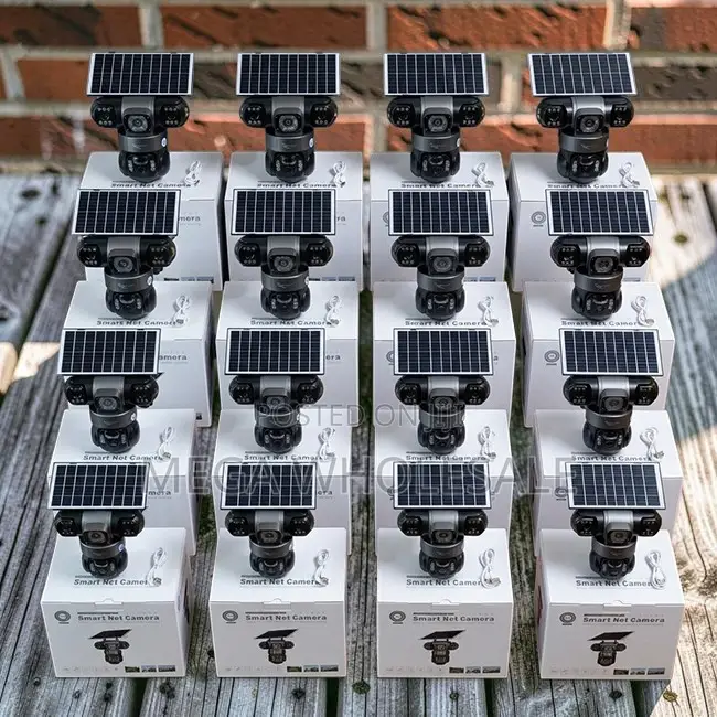 Auto Human Tracking 20MP Ultra HD 4G PTZ Triple Lens Solar Camera