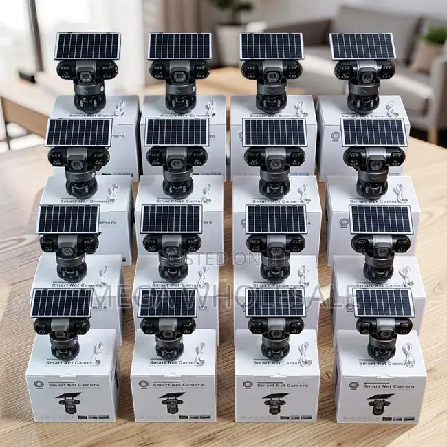 Full Panoramic HD 20MP Ultra 4G PTZ Triple Lens Solar Camera