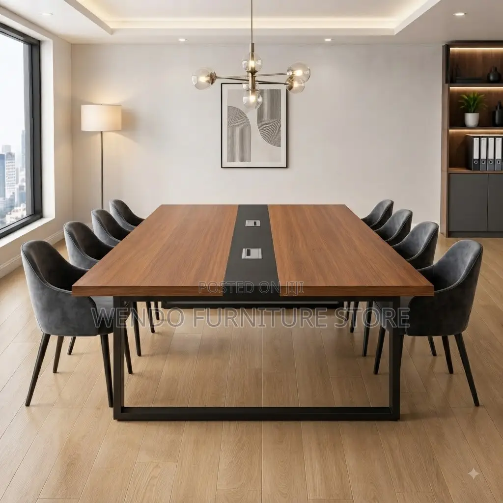 Boardroom Table; 240CM Long Conference Staff Members Boardroom Table