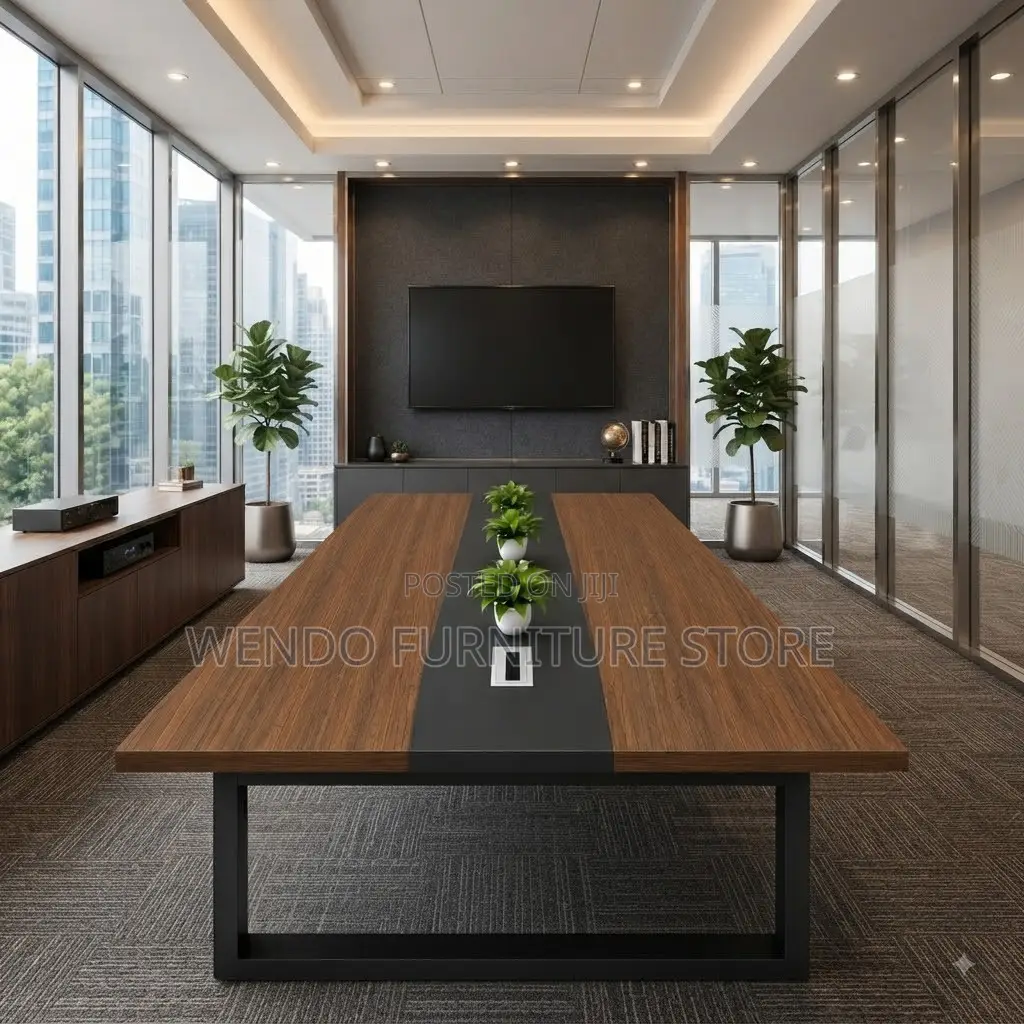 Boardroom Table; 240CM Long Conference Staff Members Boardroom Table