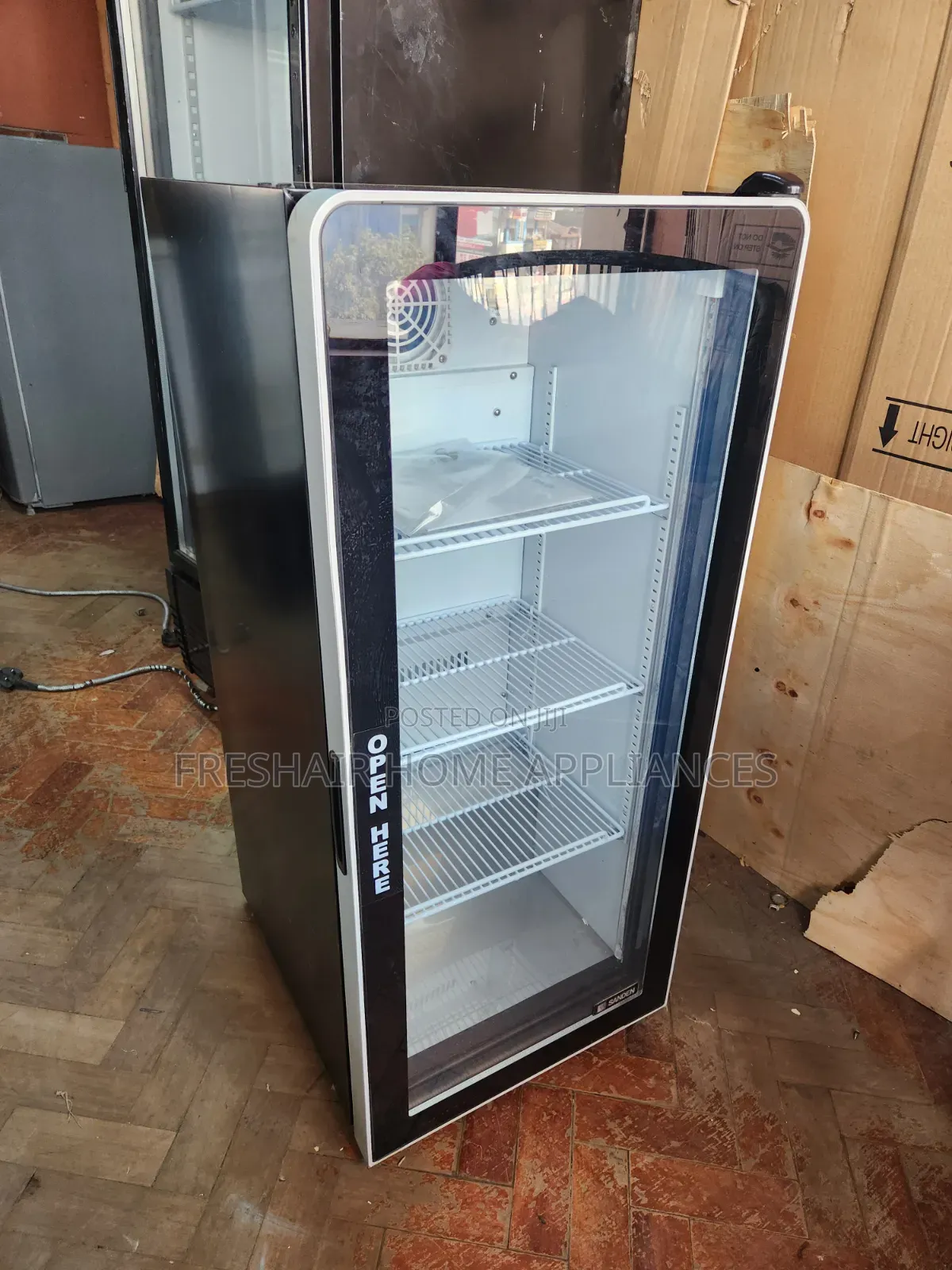 Black New Chiller Fridge