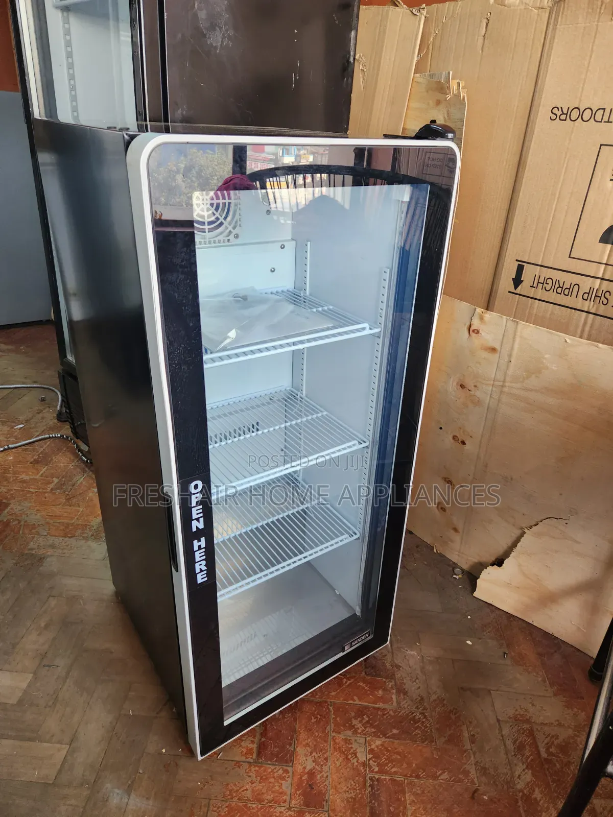 Black New Chiller Fridge