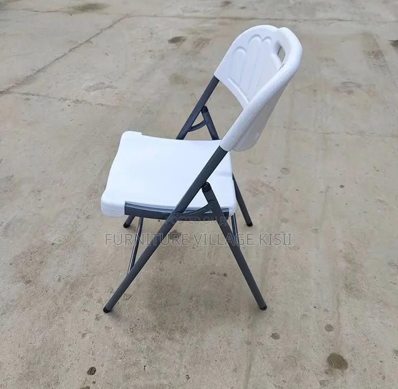 Office Furniture: Foldable, Stackable Plastic Chair