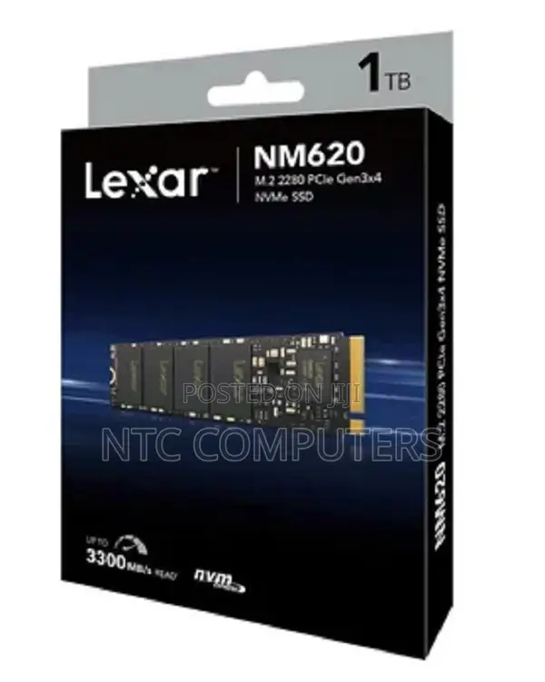 Lexar LNM620 SSD NVME 1TB M.2 2280 PCIe Gen 3x4 Read Up to 3500mb/S