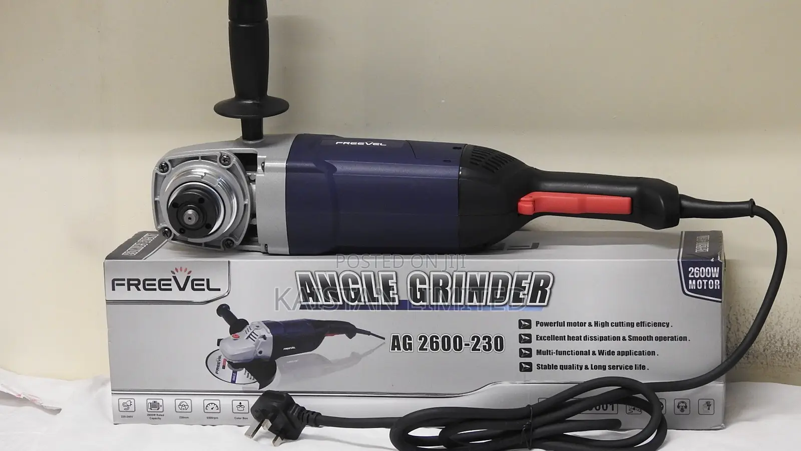 9 Inch Angle Grinder 2600W