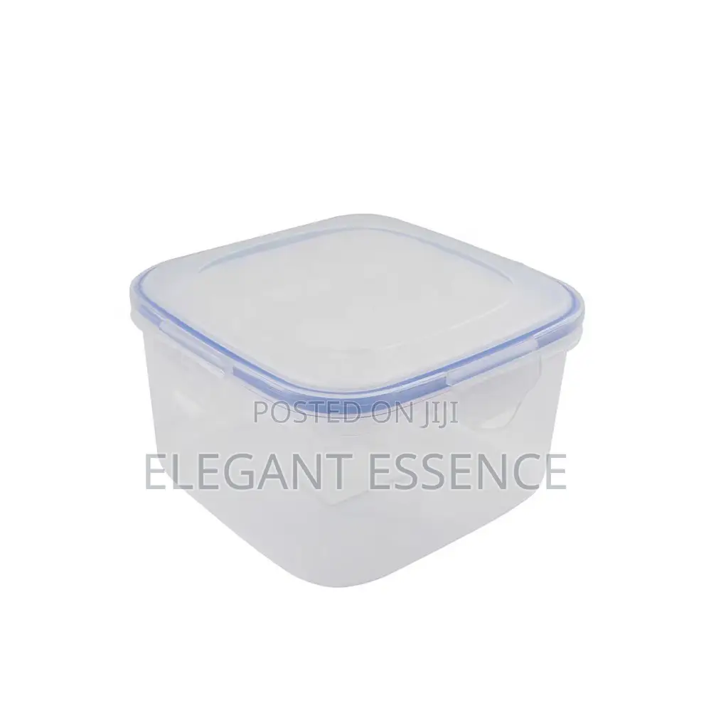 ROK Clear Plastic Square Container
