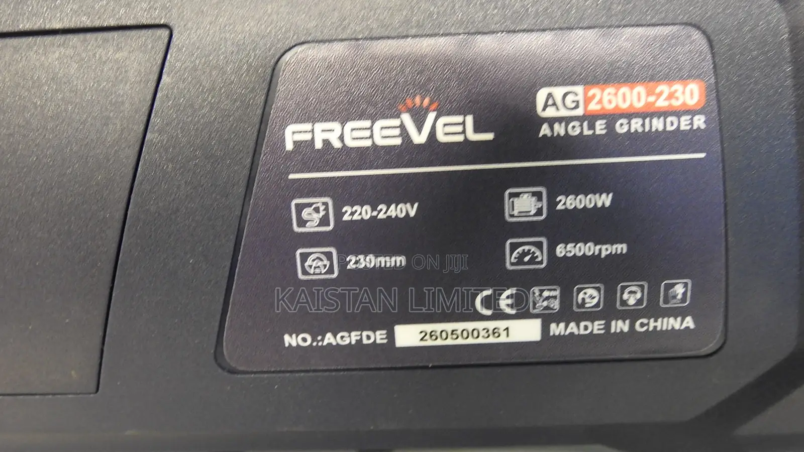 Freevel AG 2600-230 9 Inch Angle Grinder Machine