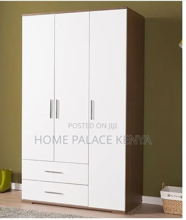 Wooden Wardrobe; Elegant Modern Wardrobe for Bedroom With Storage