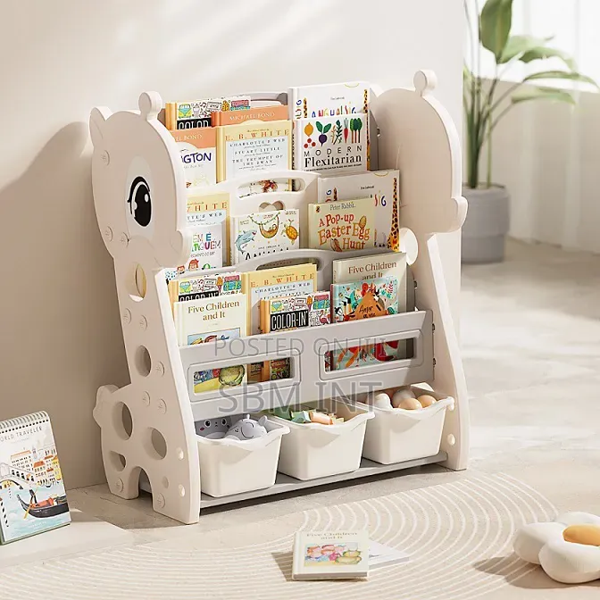 Children Toys Storage Cabinet (With Bookcase)