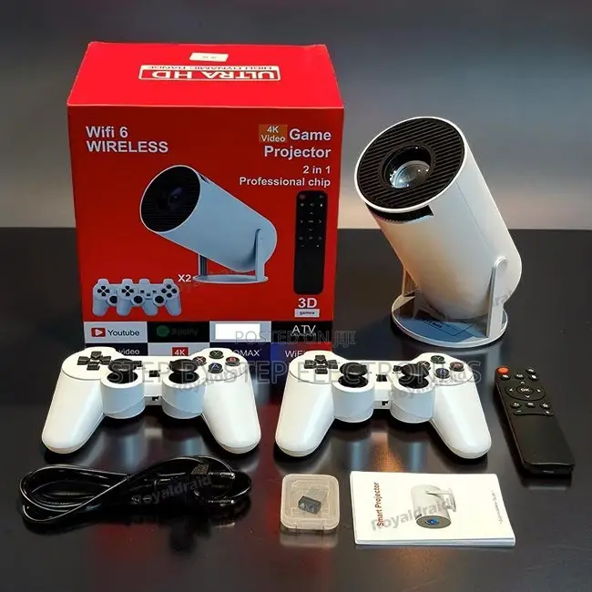 Home Theater HY300 Pro+ 2 in 1 3D Game Gaming Android Projector