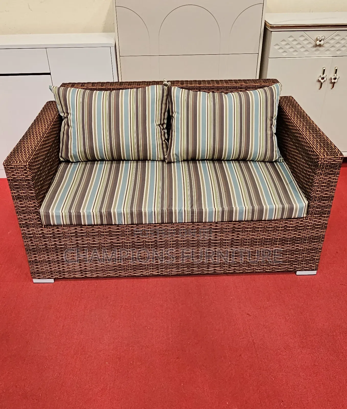 3-Seater Outdoor Rattan Sofa