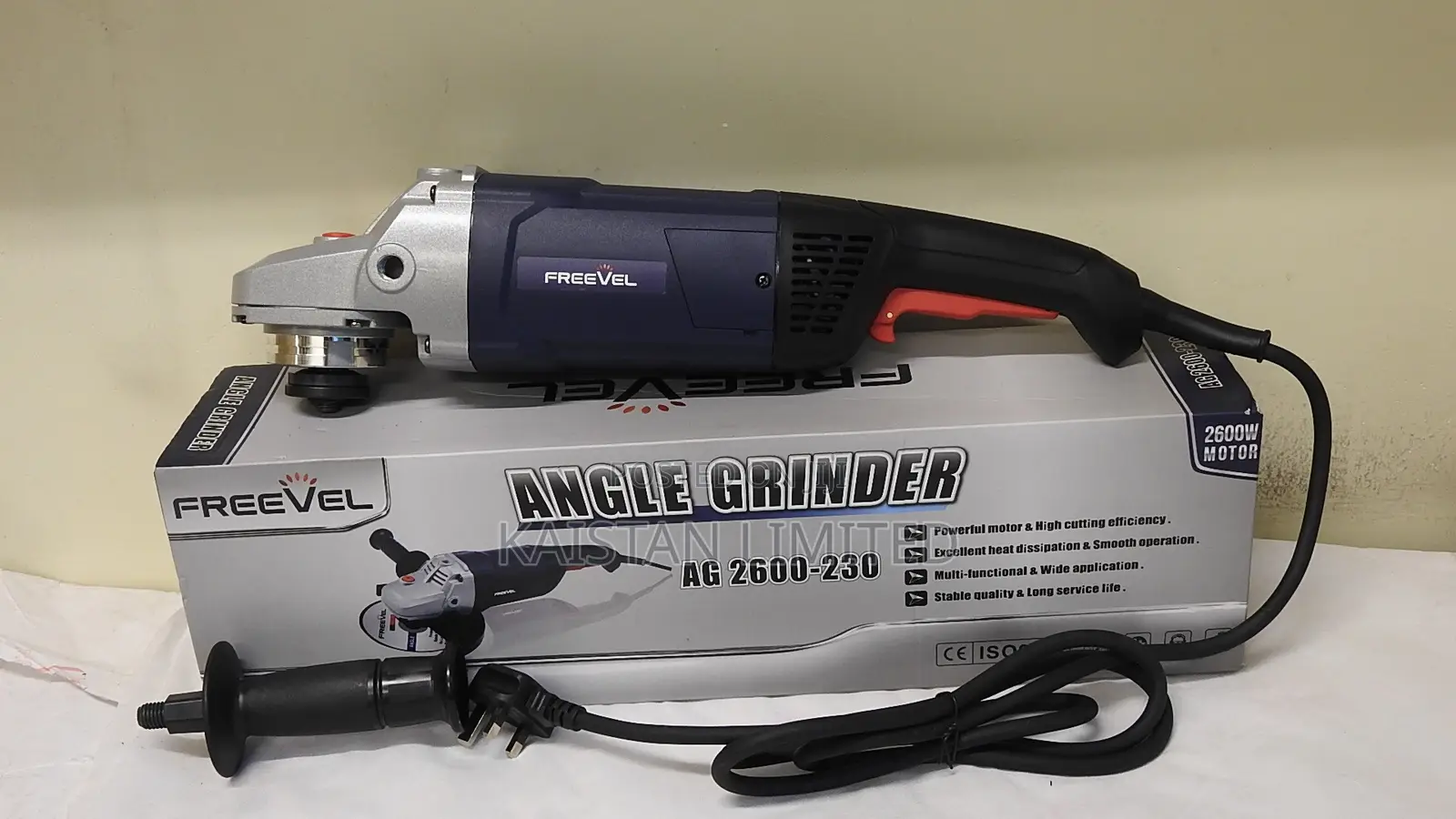 Freevel 230mm Angle Grinder 2600W 6500RPM