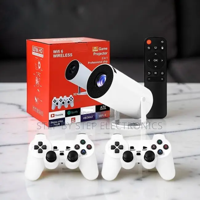 Bluetooth HY300 Pro+ 2 in 1 3D Game Gaming Android Projector