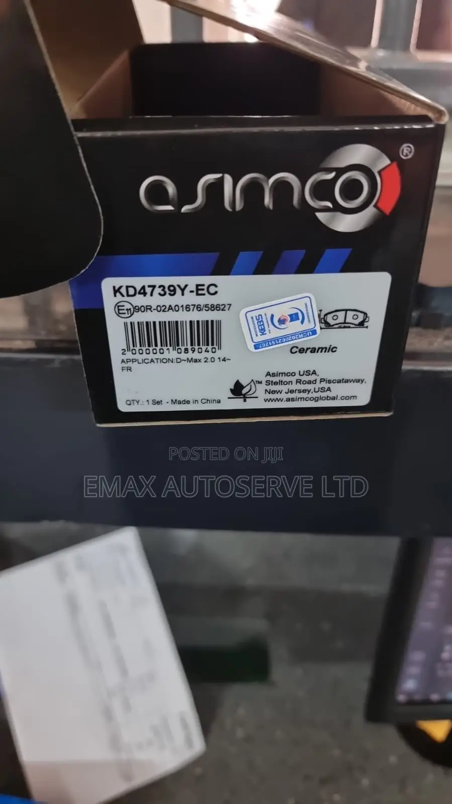 Original Break Pads Number 1 Asimco Available 5