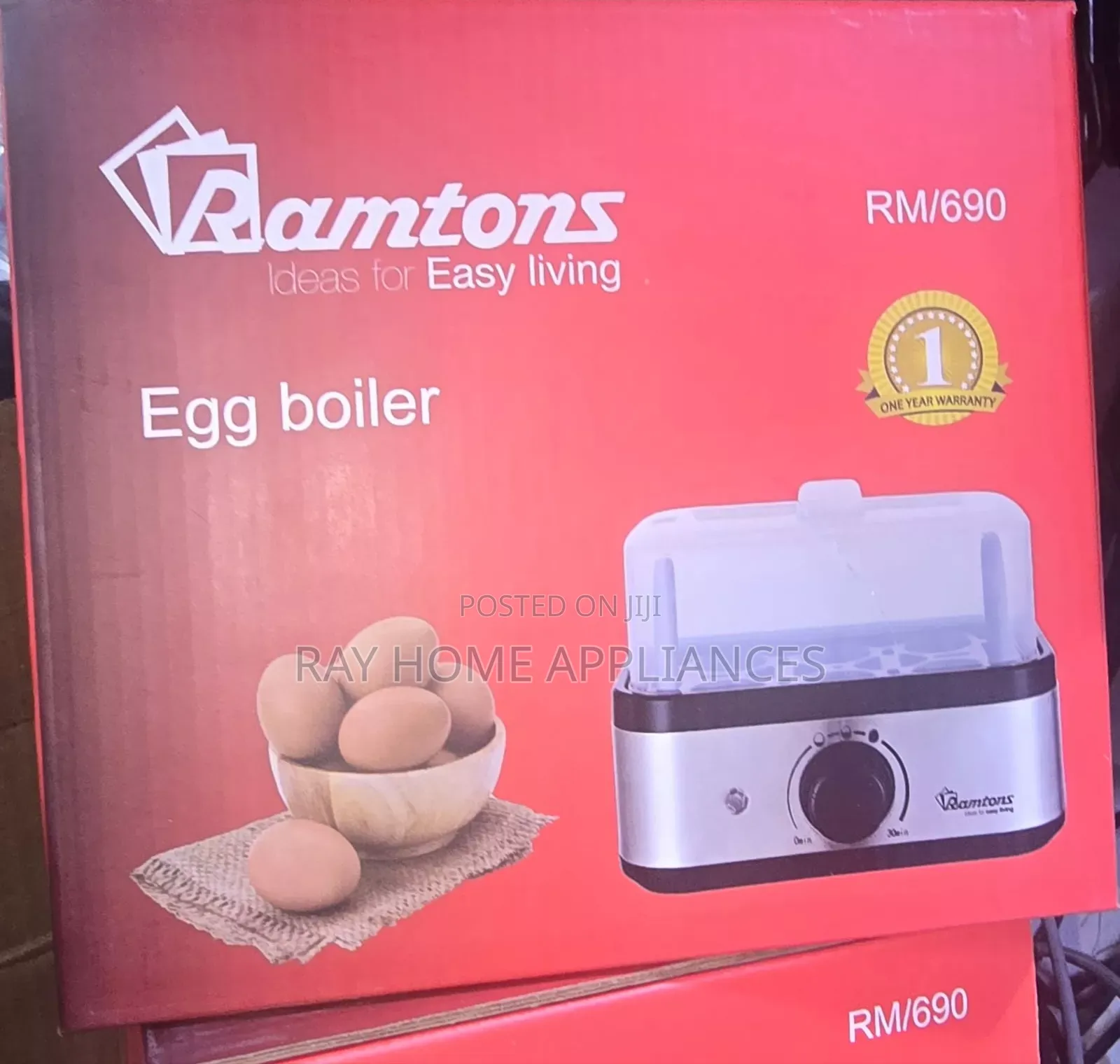 RM 690 Ramtons Egg Boiler