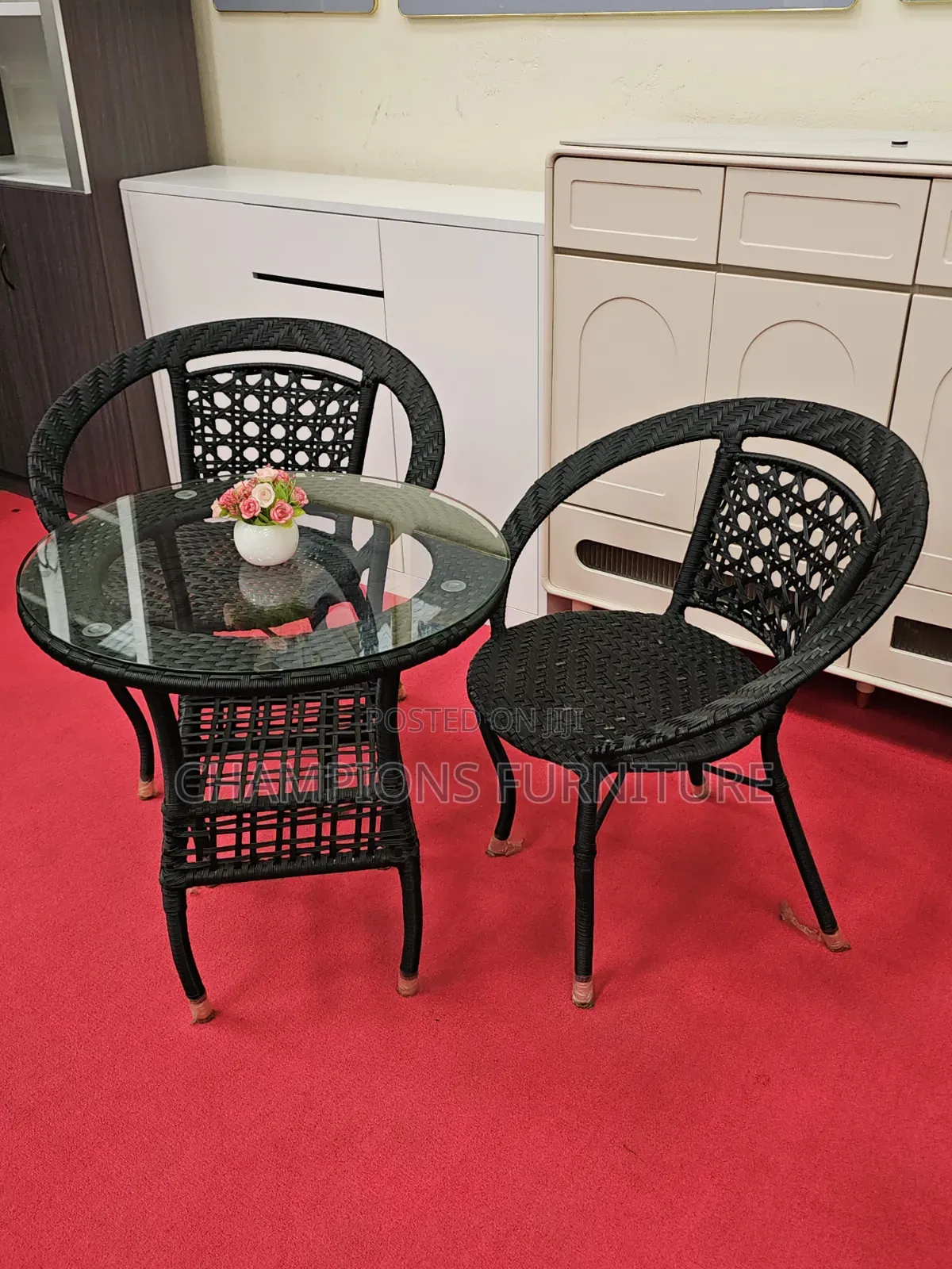 2-Seater Balcony/Patio Rattan Set