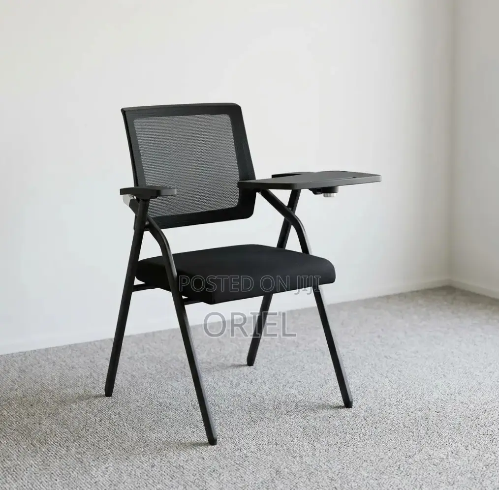 Office Chair : Study Conference Chair With Writing Pad