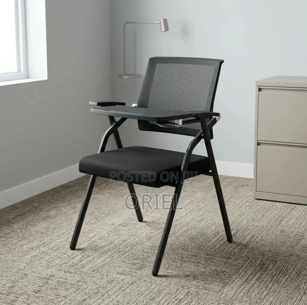 Office Chair : Study Conference Chair With Writing Pad