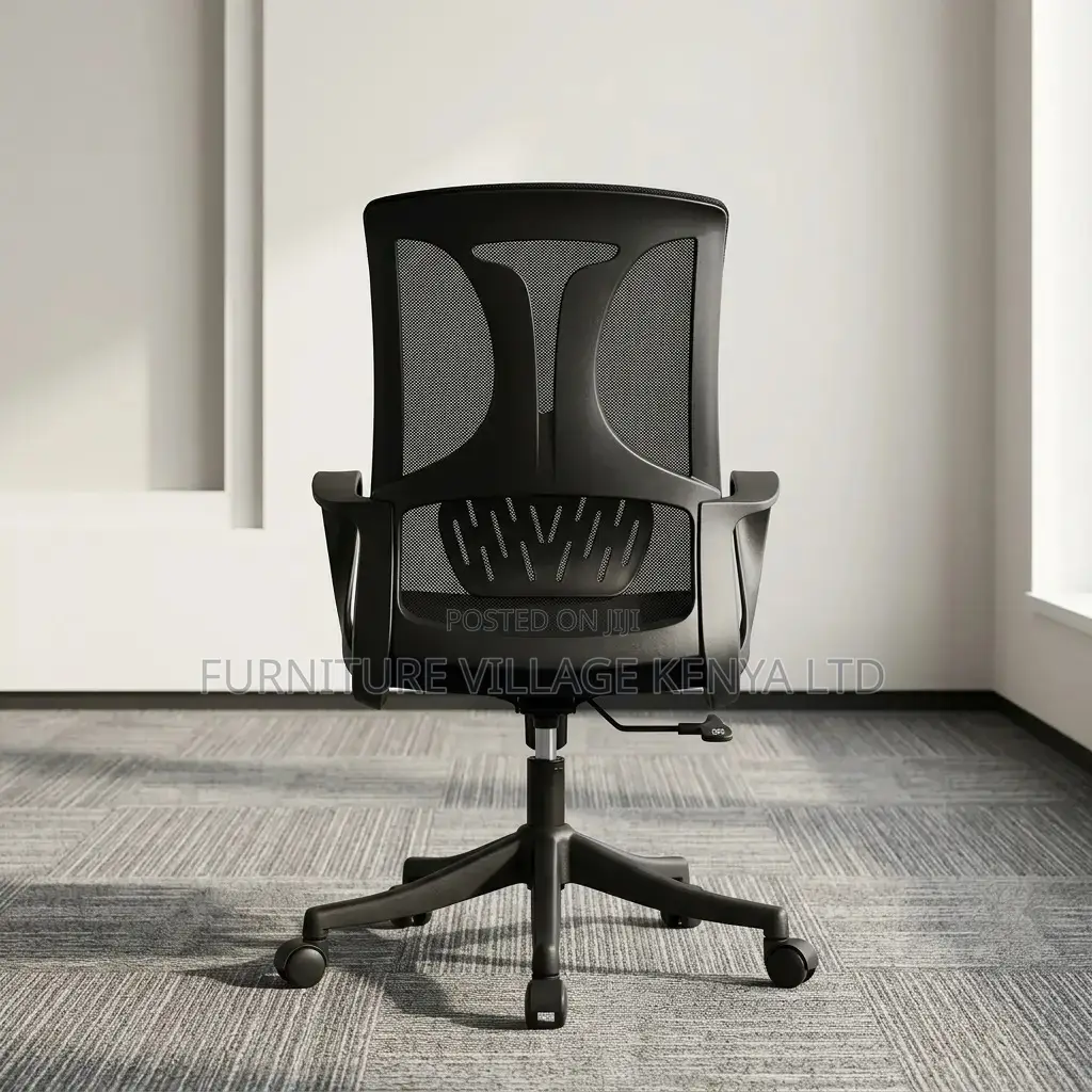 Office Chair; Ergonomic Swivel Secretarial Office Work Chair