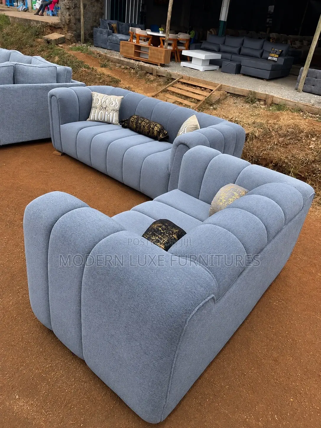 Luxurious 5 Seater Sofa-Modern Fabric