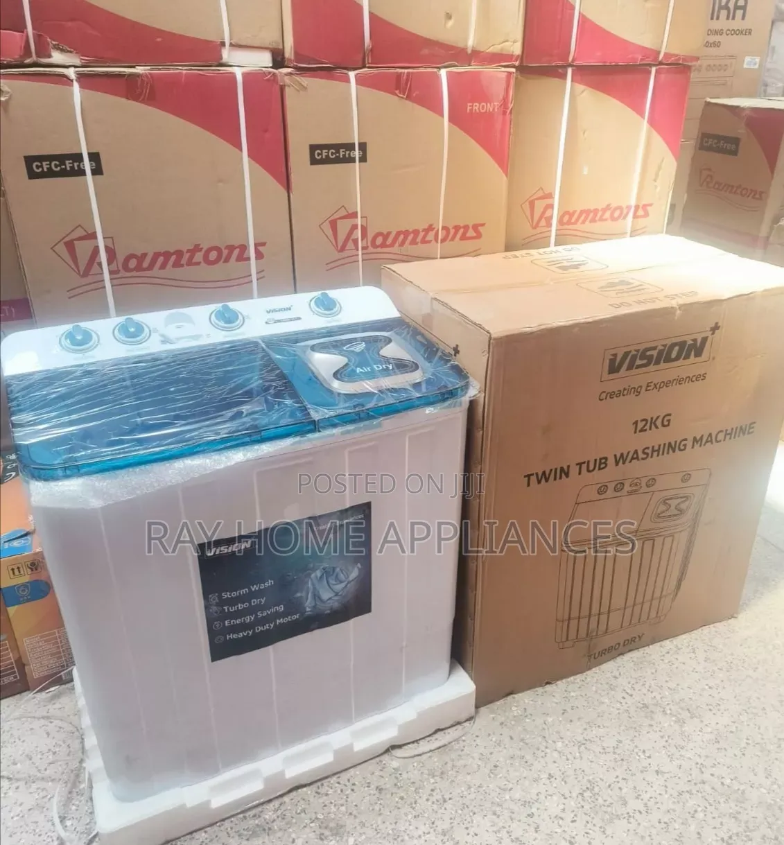 Vision 10kgs Twin Tub Washing Machine