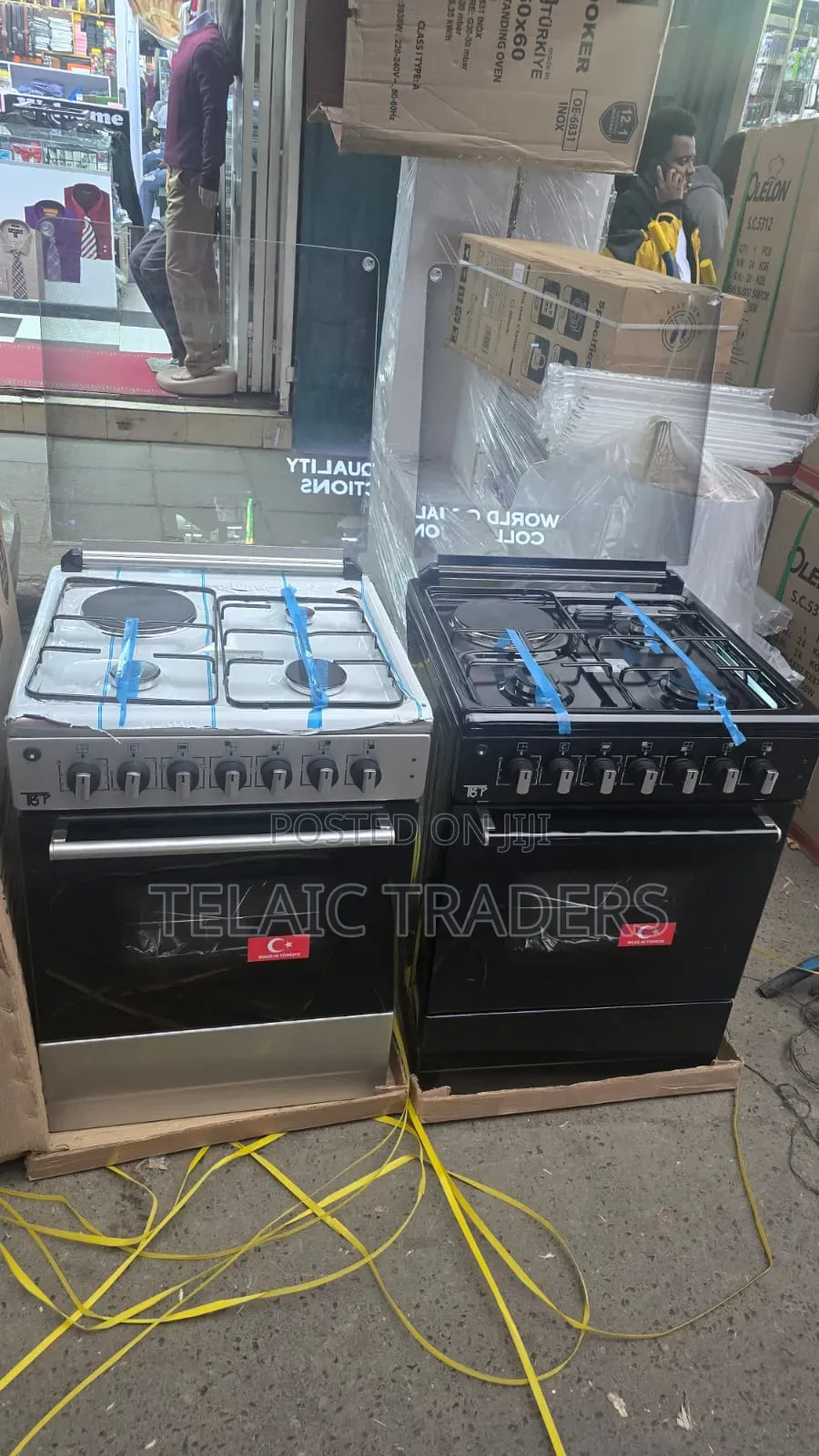 TBP Elite Made in Turkey 60×60 Cm 
 3 Gas + 1 Electric Turbo Fan