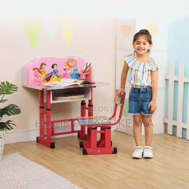 Kids Study; Adjustable Kids Study Table and Chair Set
