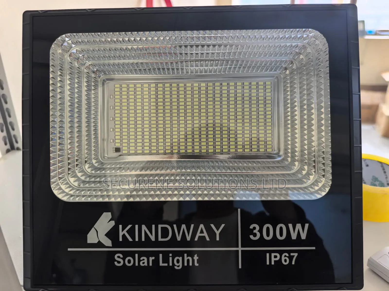 Kindway 300W IP67 Solar LED Flood Light F