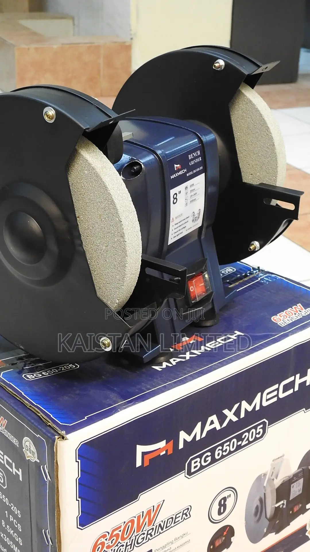 Maxmech 8 Inch Bench Grinder 650W 2850 RPM