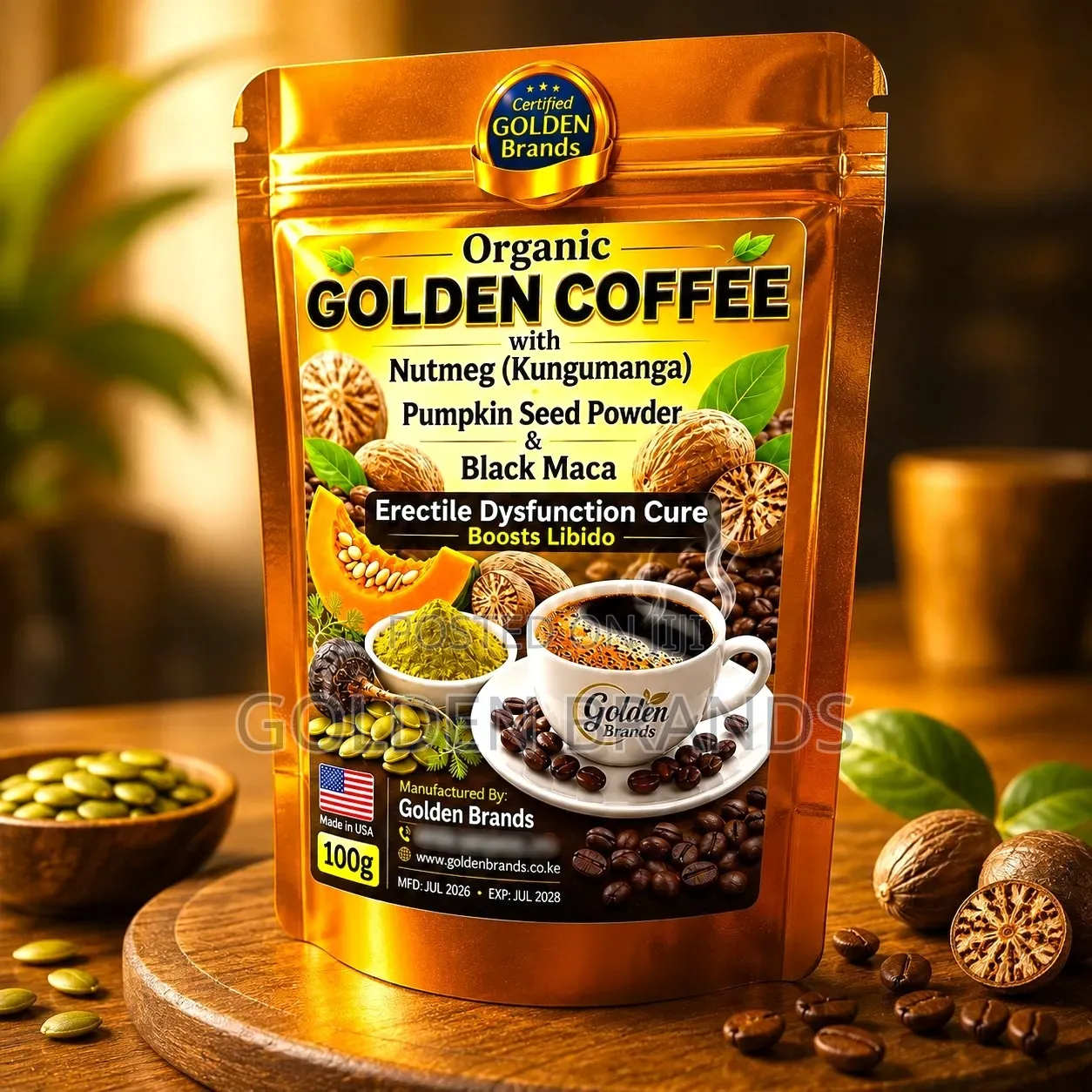 Powerful Libido Booster, 5 in 1 Powerful Ingredients 100gm