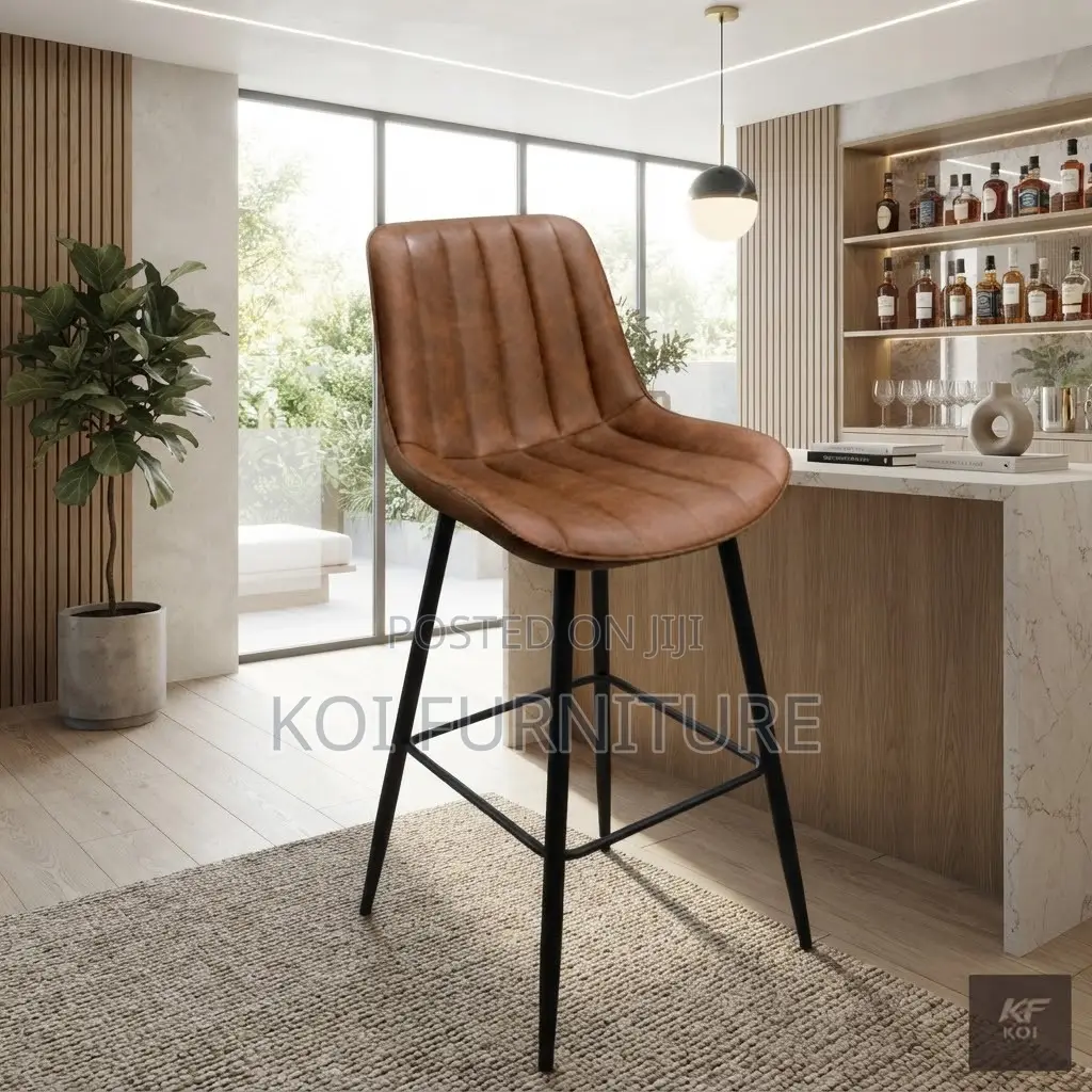 Barstools; Leather Home Counter Barstool
