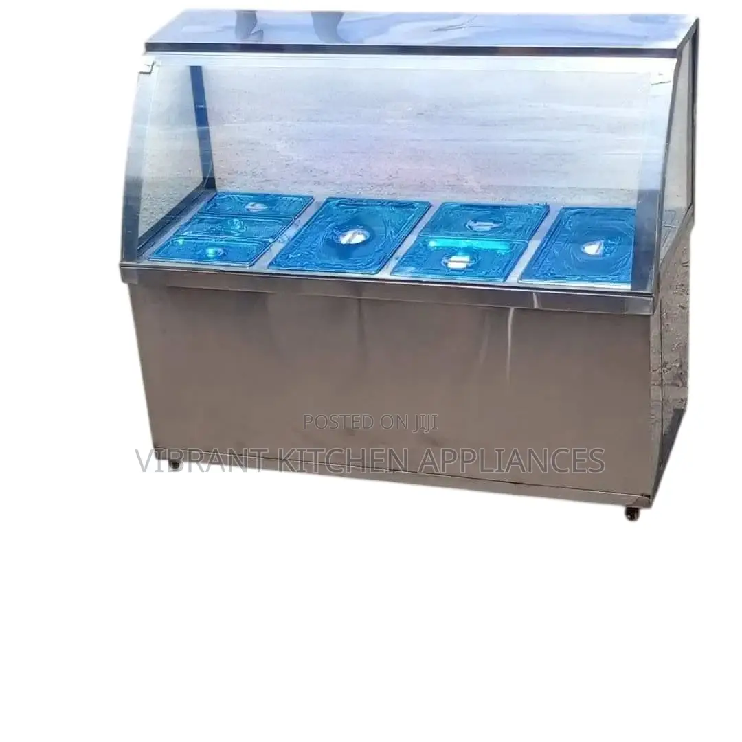Four-Basin Stainless Steel Food Warmer
