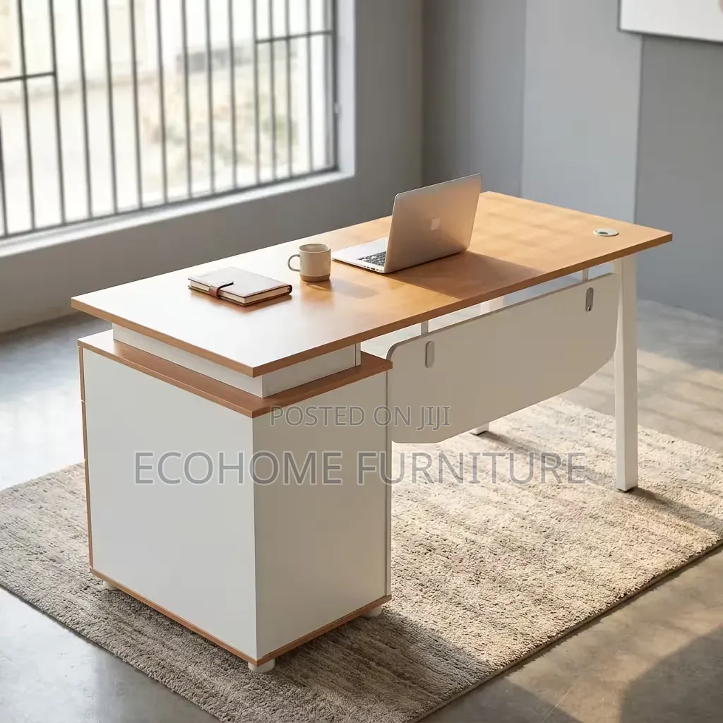 Office Desk Modern Workstation With 3 Drawer Pedestal
