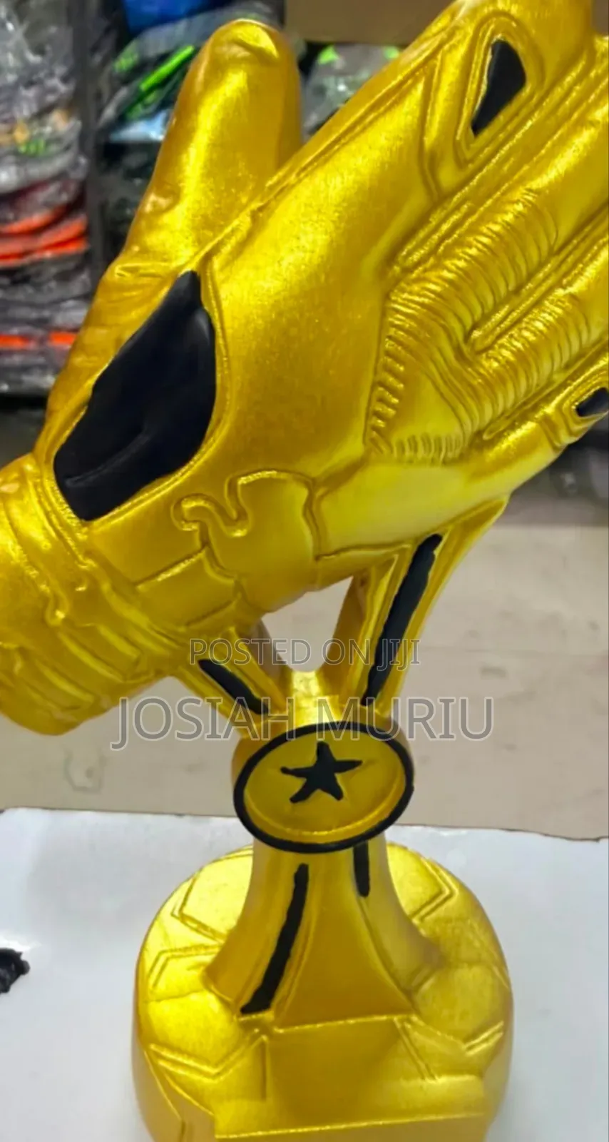 Best Goalkeeper Gloves Trophy