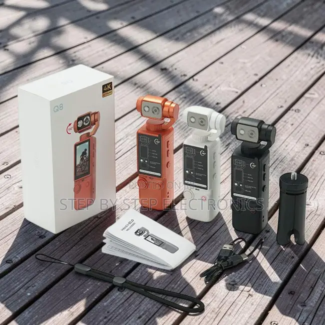 Handheld Vlogging Q6,Q7,Q8 Rotating Video Recording Action Cameras