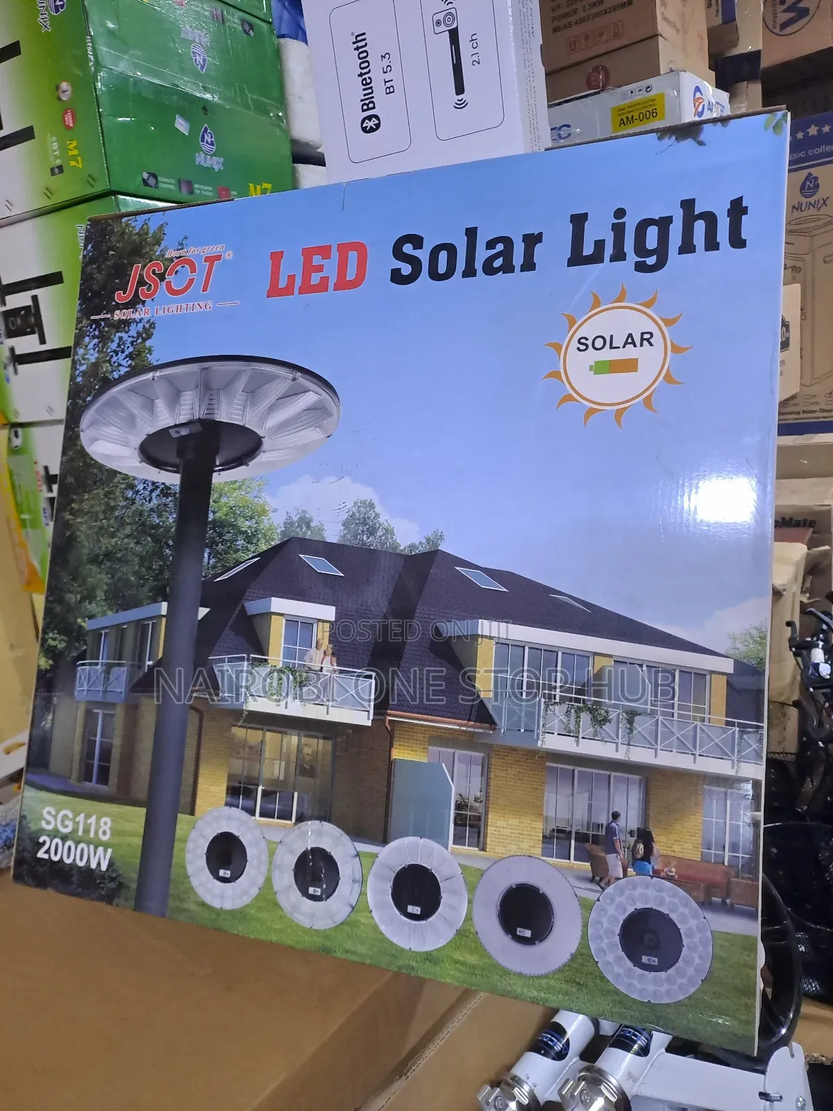 UFO 2000W Solar Street Light