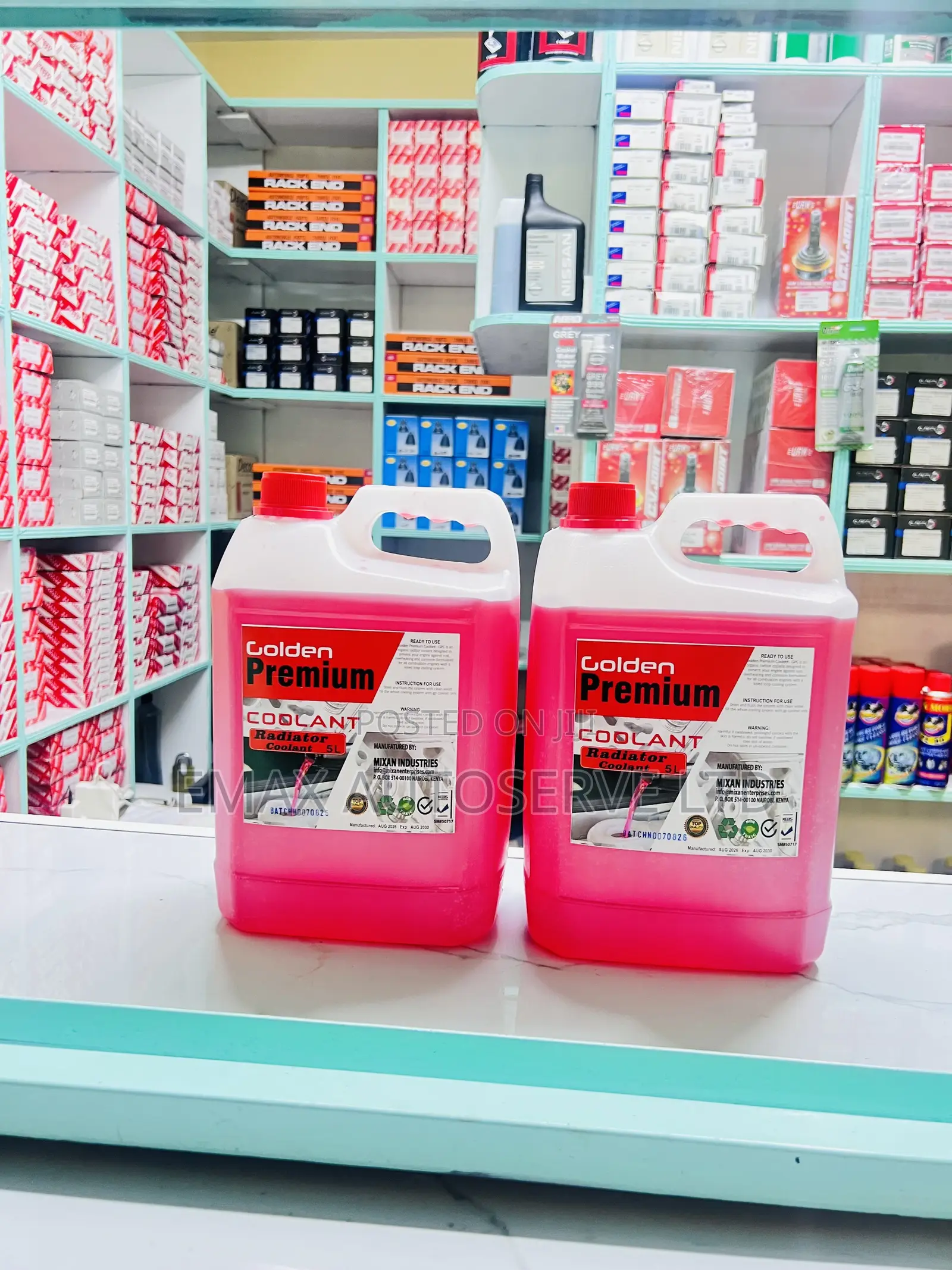 5L Coolant Golden Premium Red Available in Wholesale