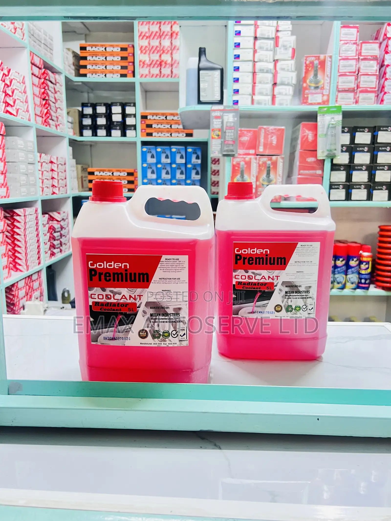 5L Coolant Golden Premium Red Available in Wholesale