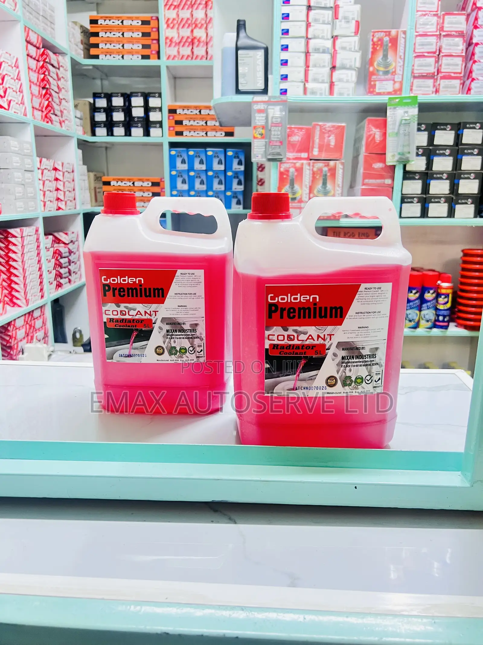 5L Coolant Golden Premium Red Available in Wholesale