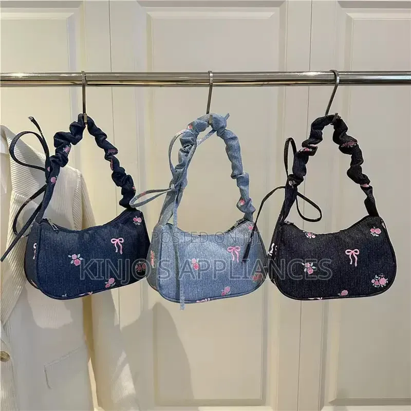 Jeans Bow Shoulder Bag