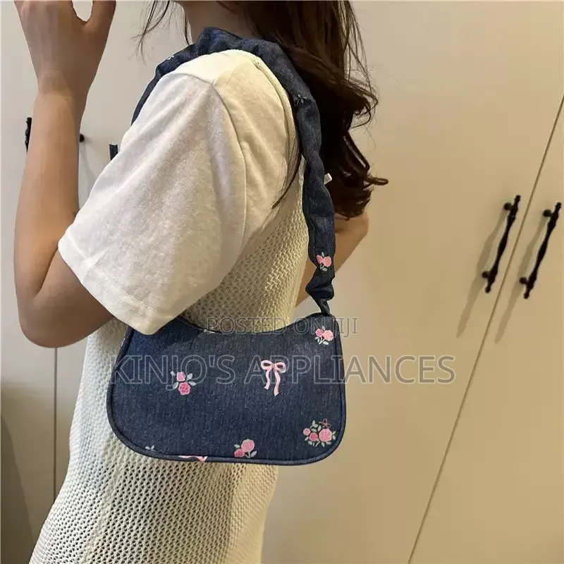 Jeans Bow Shoulder Bag