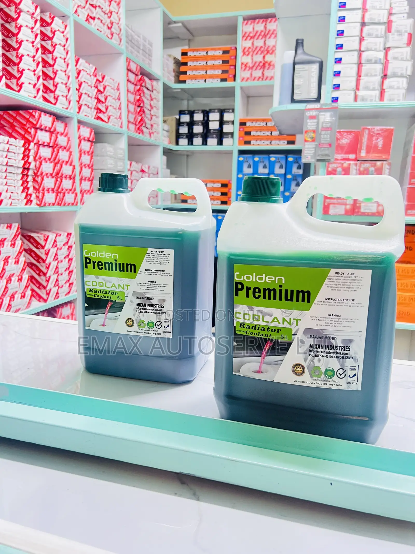 Golden Premium Coolant Green Available in Wholesale Price