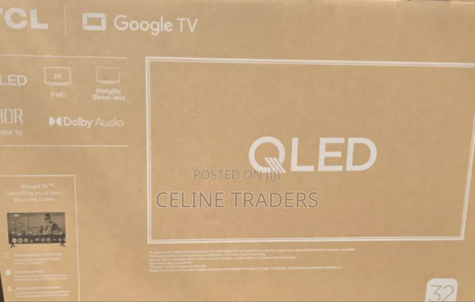 TCL 32 Inch Smart QLED Google TV With Bluetooth