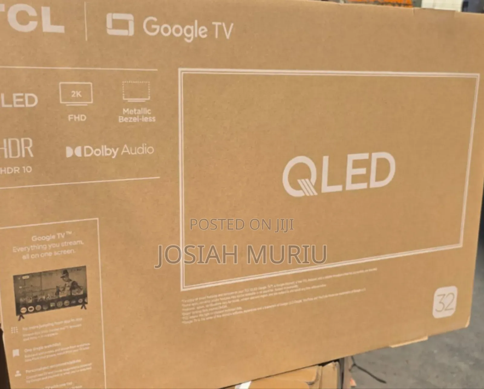TCL 32 Inch Smart QLED Google TV With Bluetooth